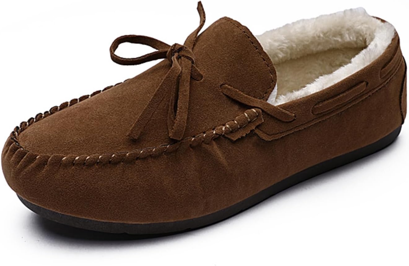 Мужские мокасины-лоферы с флисовой подкладкой - мягкие и теплые замшевые слипоны, стильные и уютные, идеально подходят для зимнего повседневного ношения дома и на улице Khwfjas, желтый
Мужские мокасины-лоферы с флисовой подкладкой - мягкие и теплые замшевые слипоны, стильные и уютные, идеально подходят для зимнего повседневного ношения дома и на улице Khwfjas, желтый