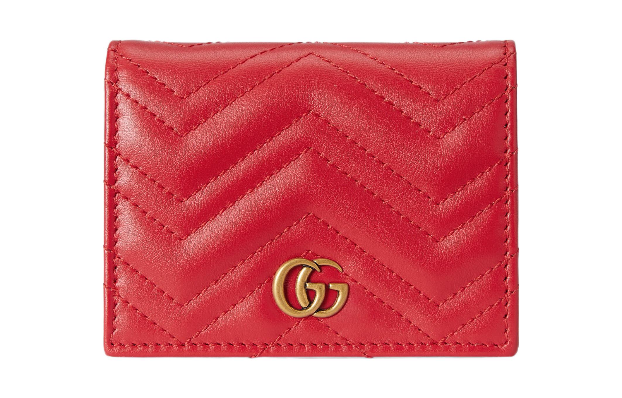 GUCCI Кошелек-кардхолдер Marmont Leather, женский, красный
GUCCI Кошелек-кардхолдер Marmont Leather, женский, красный