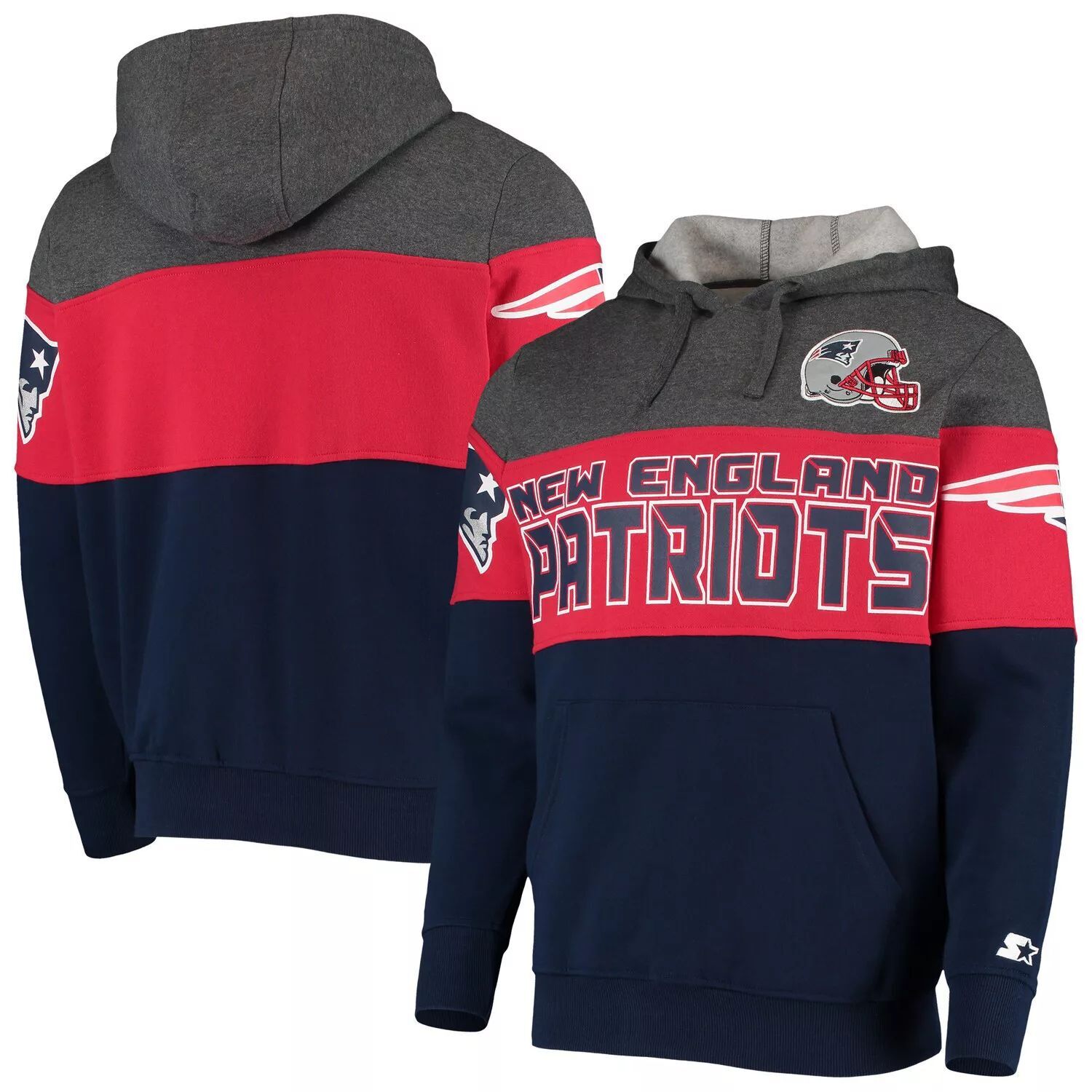 Мужской стартовый серый/красный пуловер с капюшоном New England Patriots Extreme Fireballer Starter
Мужской стартовый серый/красный пуловер с капюшоном New England Patriots Extreme Fireballer Starter