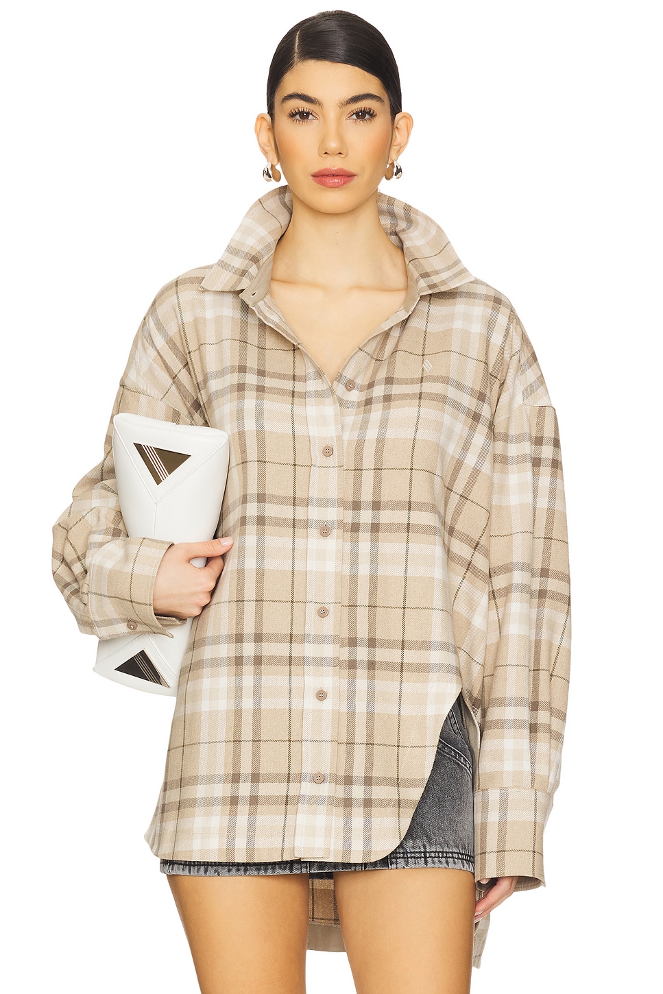 Рубашка на пуговицах The Attico, beige
Рубашка на пуговицах The Attico, beige