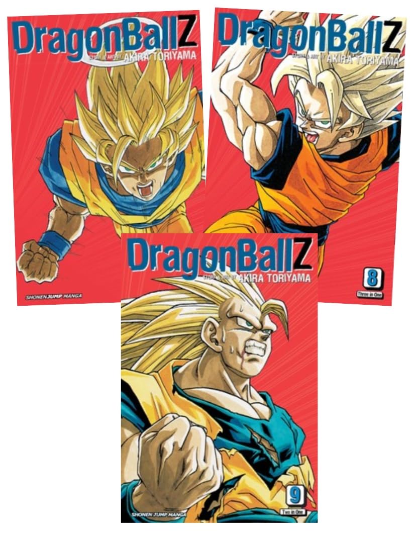 Dragon Ball Z (VIZBIG Edition) Series 3-Book COllection Set III (Vol.7 to Vol.9) by Akira Toriyama - Classic Manga in Premium Omnibus Format (VIZ Media LLC)
Dragon Ball Z (VIZBIG Edition) Series 3-Book COllection Set III (Vol.7 to Vol.9) by Akira Toriyama - Classic Manga in Premium Omnibus Format (VIZ Media LLC)