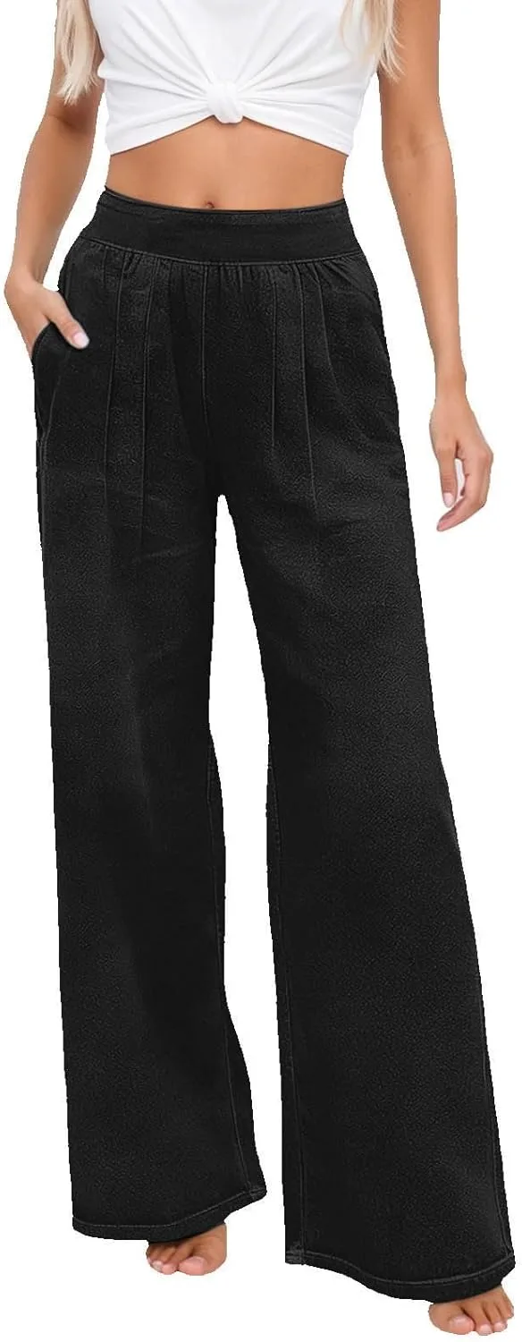 Женские джинсы Wide Leg с высокой талией и плиссировкой TianGiKi
Женские джинсы Wide Leg с высокой талией и плиссировкой TianGiKi