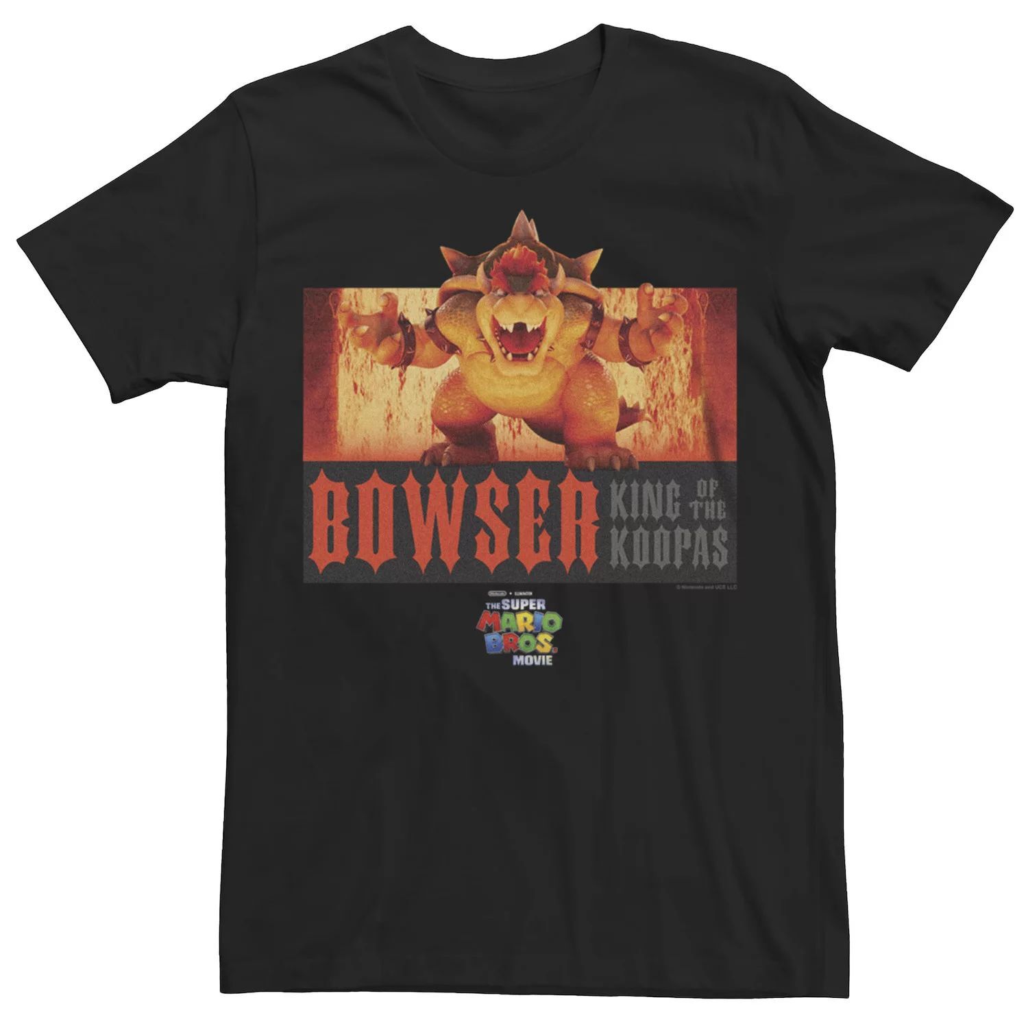 Мужская футболка с рисунком The Super Mario Bros. Bowser Koopa King Licensed Character
Мужская футболка с рисунком The Super Mario Bros. Bowser Koopa King Licensed Character