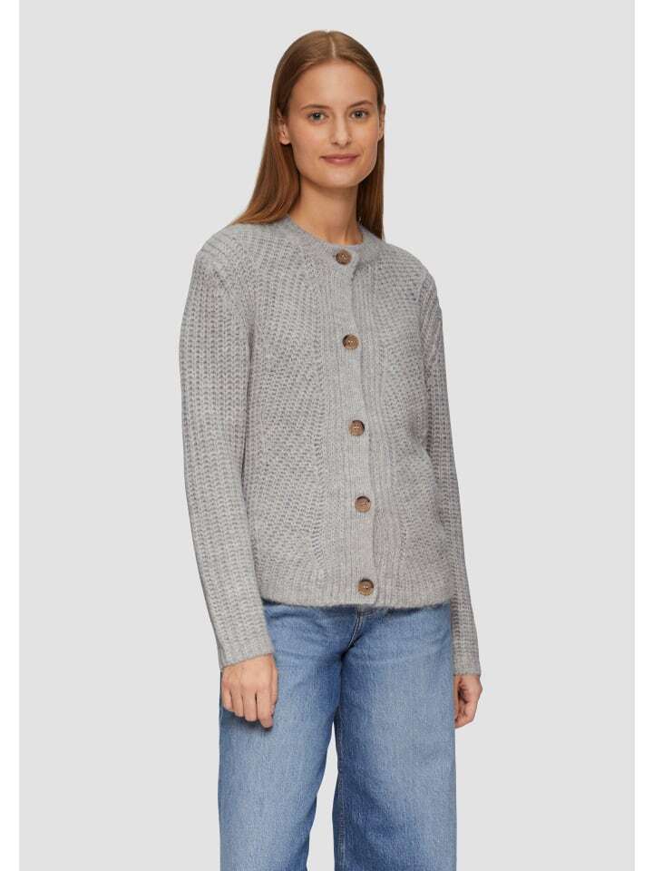 Кардиган sOliver Strickjacke langarm, серый
Кардиган sOliver Strickjacke langarm, серый
