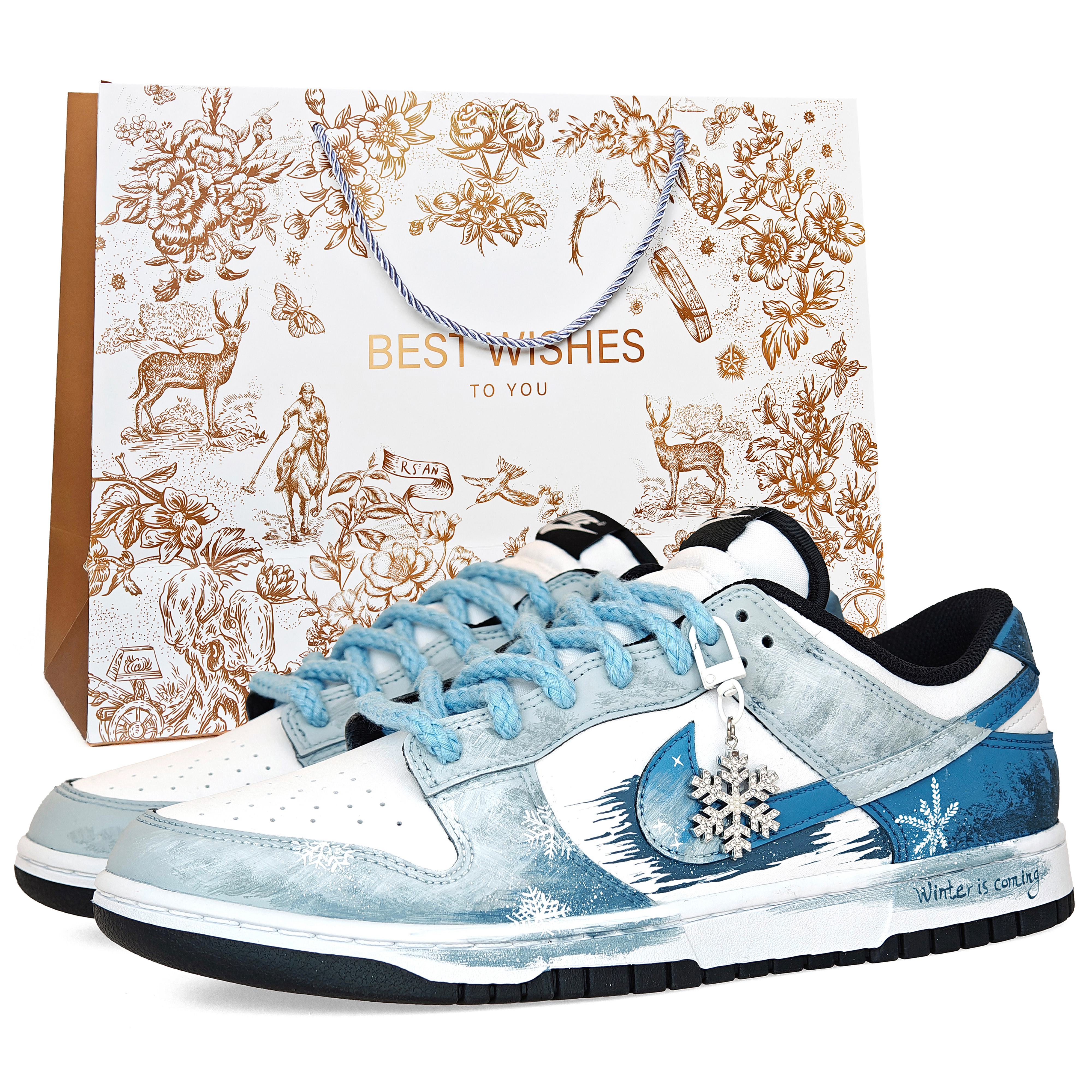 Nike Кроссовки для скейтбординга Unisex Dunk с амортизацией, износостойкие, низкие, сине-бело-серые
Nike Кроссовки для скейтбординга Unisex Dunk с амортизацией, износостойкие, низкие, сине-бело-серые