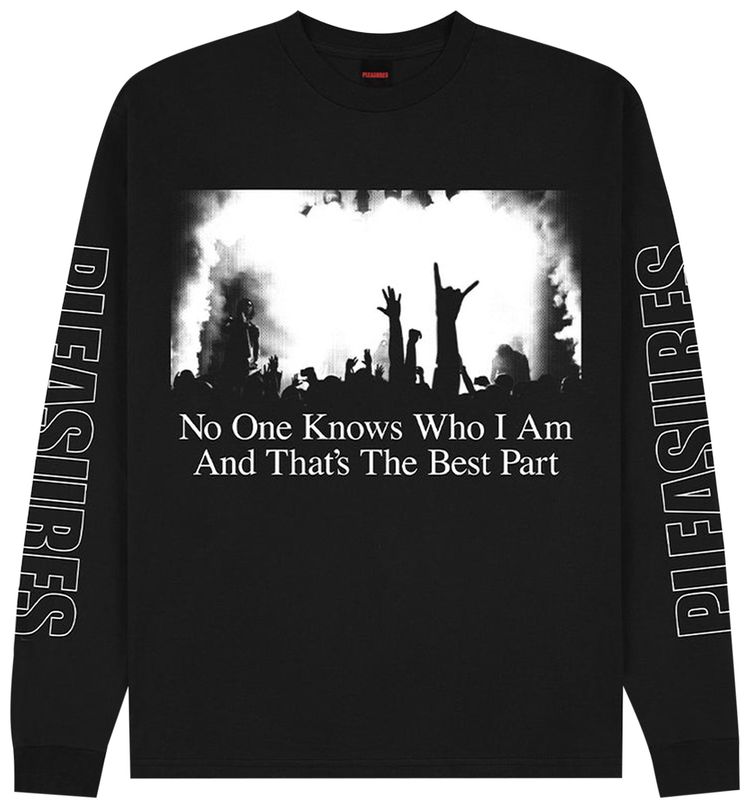 Футболка с длинными рукавами Pleasures Incognito, черная
Футболка с длинными рукавами Pleasures Incognito, черная