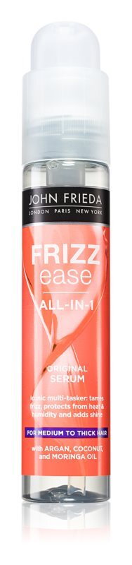Разглаживающая сыворотка для непослушных и вьющихся волос John Frieda Frizz Ease Original
Разглаживающая сыворотка для непослушных и вьющихся волос John Frieda Frizz Ease Original