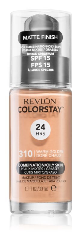 Стойкая основа для жирной и комбинированной кожи Revlon Cosmetics ColorStay™, оттенок 310 Warm гolden 30 мл
Стойкая основа для жирной и комбинированной кожи Revlon Cosmetics ColorStay™, оттенок 310 Warm гolden 30 мл