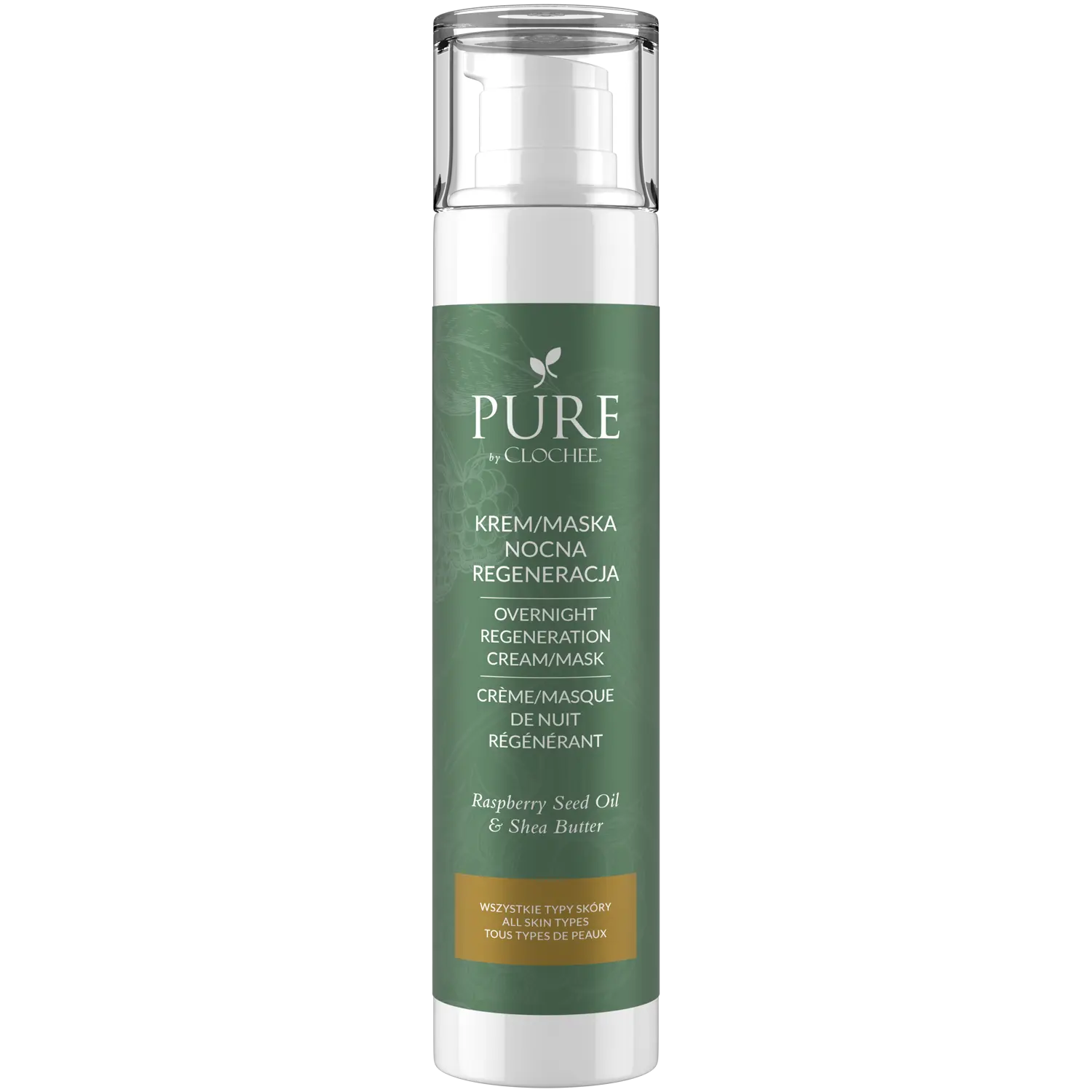 Pure By Clochee регенерирующая крем-ночная маска для лица, 50 мл
Pure By Clochee регенерирующая крем-ночная маска для лица, 50 мл