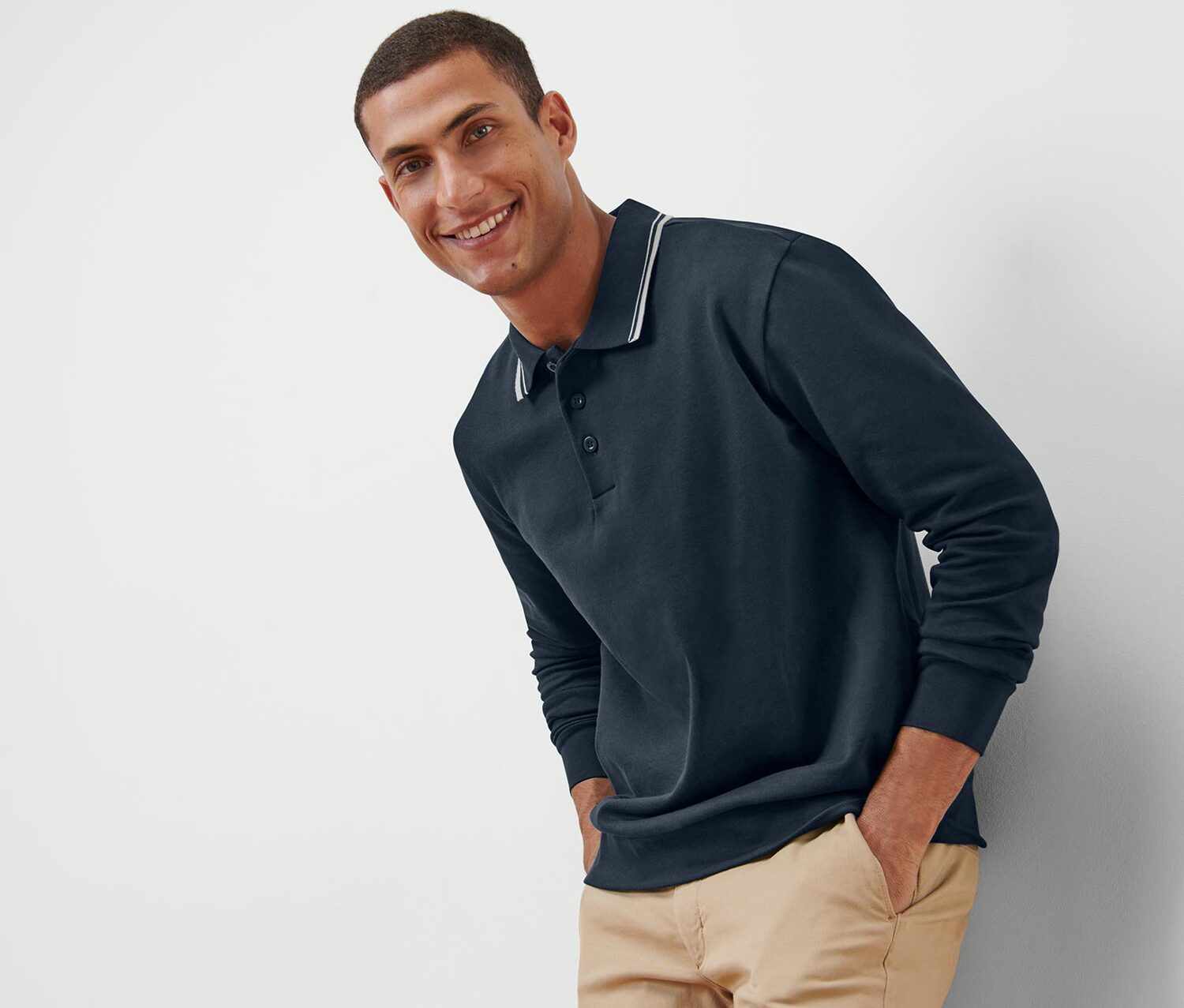 Толстовка Tchibo с воротником-поло, темно-синий
Толстовка Tchibo с воротником-поло, темно-синий