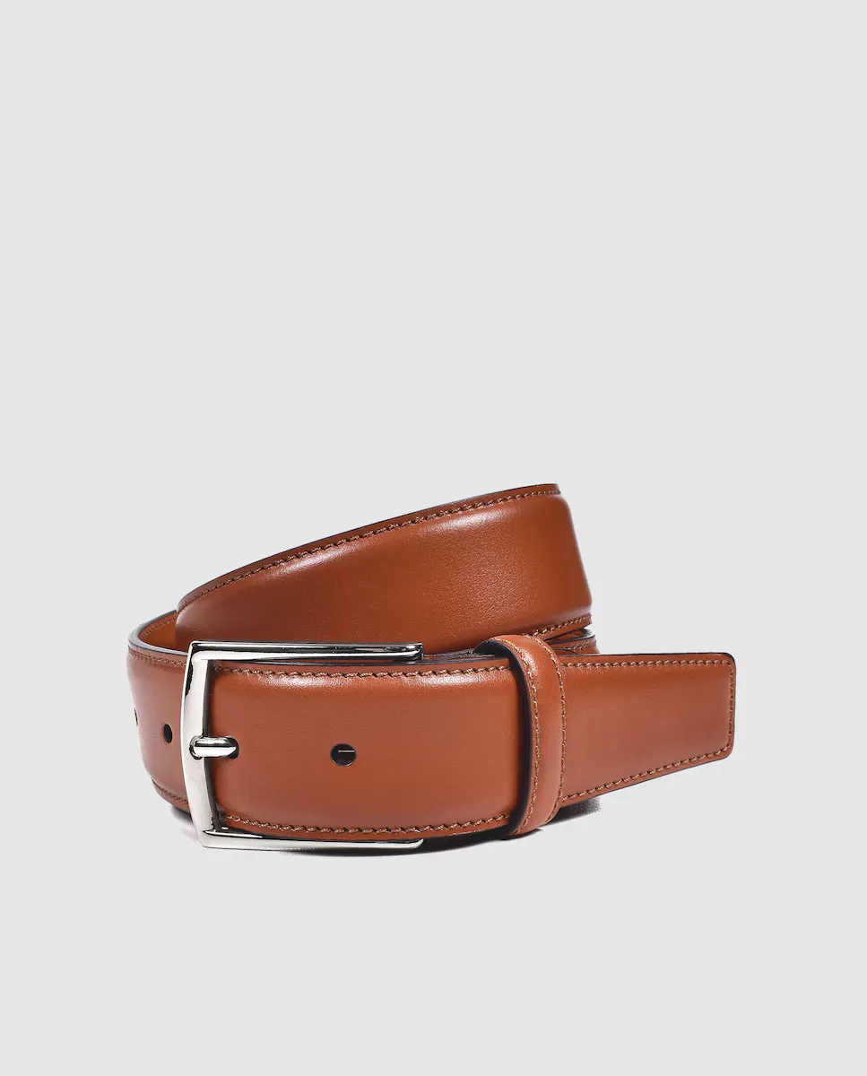 Мужской кожаный ремень в цвете кожи Olimpo, коричневый
Мужской кожаный ремень в цвете кожи Olimpo, коричневый