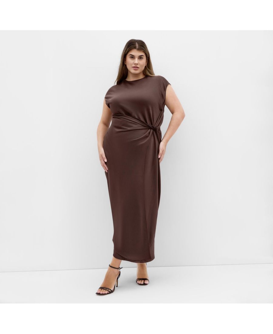 Атласное платье Beatrix с узлом, больших размеров CITY CHIC, Truffle
Атласное платье Beatrix с узлом, больших размеров CITY CHIC, Truffle