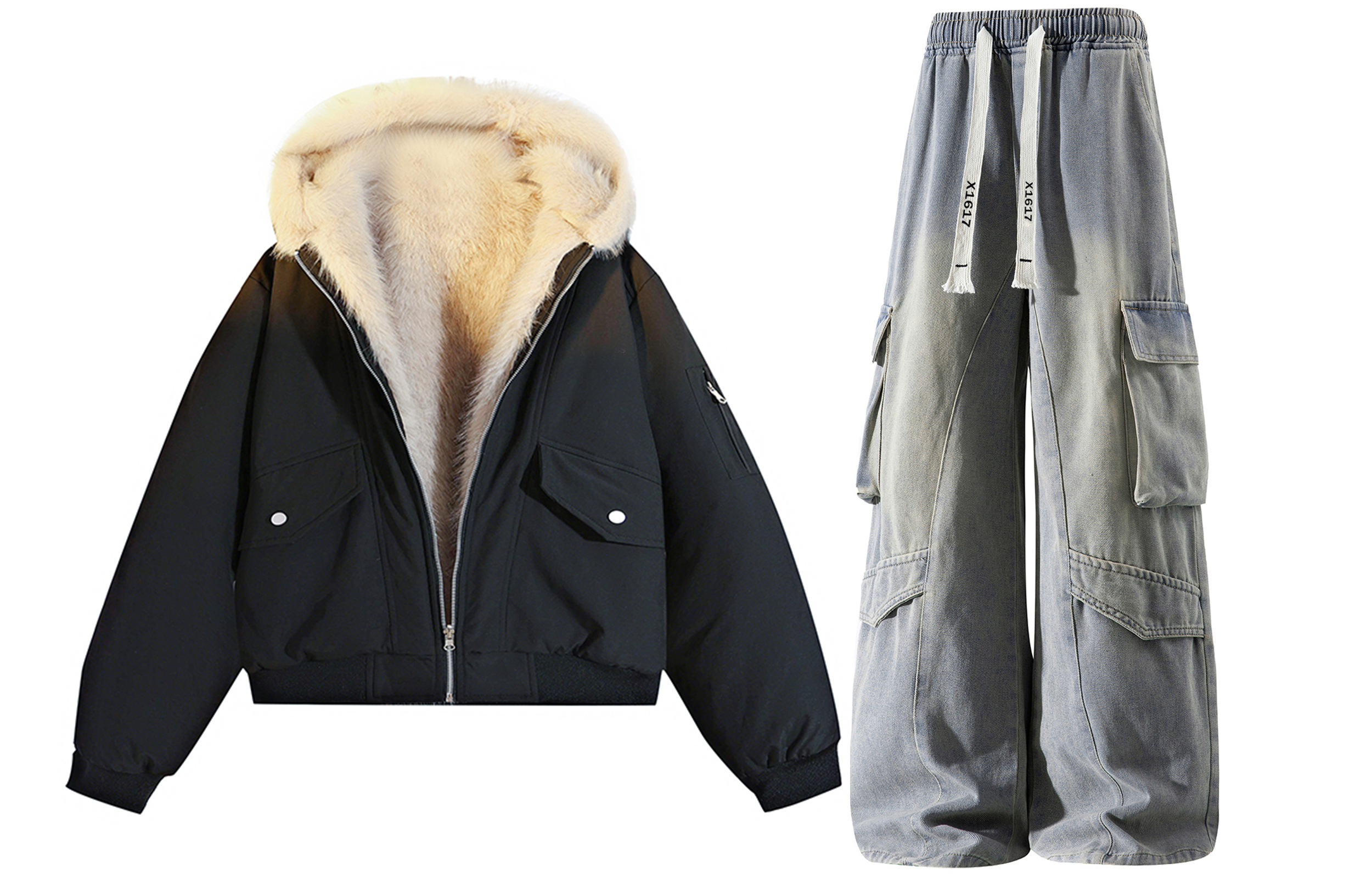 Повседневный спортивный свитшот унисекс с круглым вырезом, утепленный и с флисовой подкладкой X1617, черный mountain hawk cotton jacket+желтый mud pants
Повседневный спортивный свитшот унисекс с круглым вырезом, утепленный и с флисовой подкладкой X1617, черный mountain hawk cotton jacket+желтый mud pants