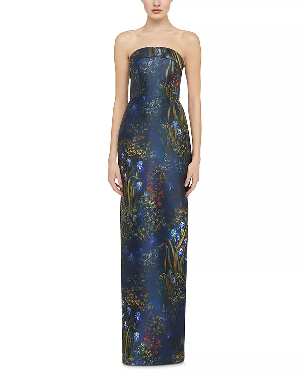 Платье без бретелей Линетт Theia, синий
Платье без бретелей Линетт Theia, синий