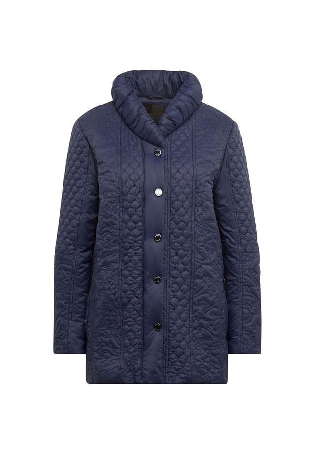 Короткий размер: куртка с привлекательным стеганым узором. Goldner, синий
Короткий размер: куртка с привлекательным стеганым узором. Goldner, синий
