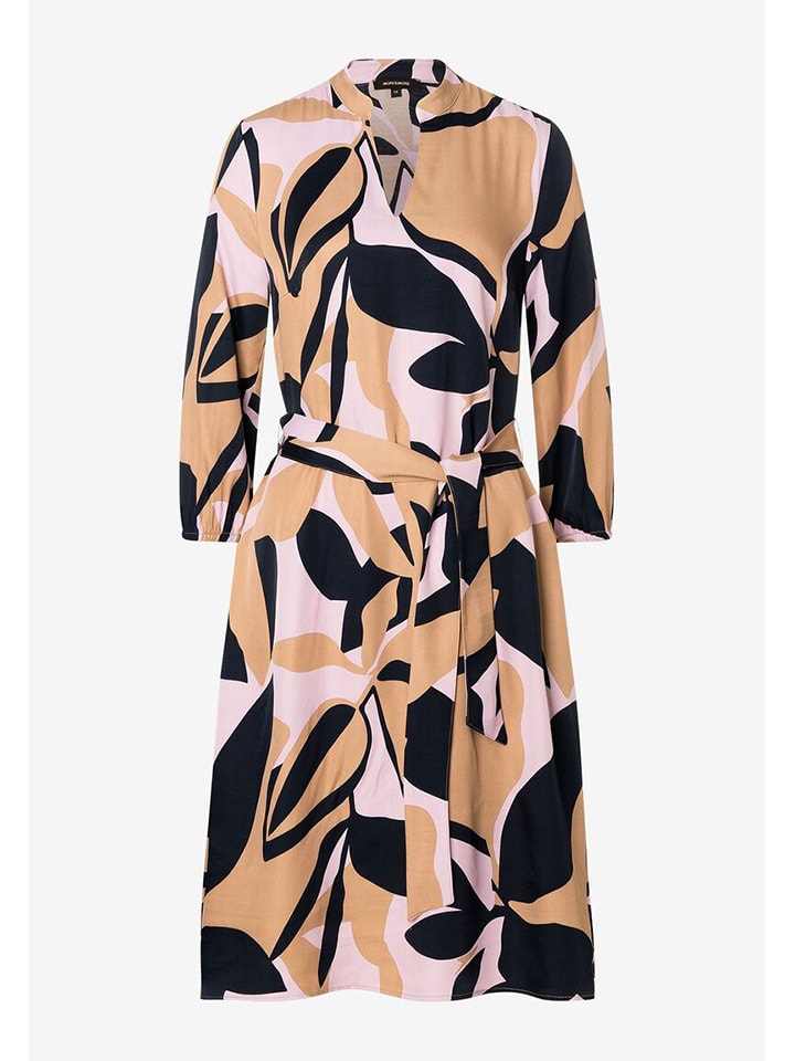 Платье бежевого/черного/розового цвета More & More
Платье бежевого/черного/розового цвета More & More