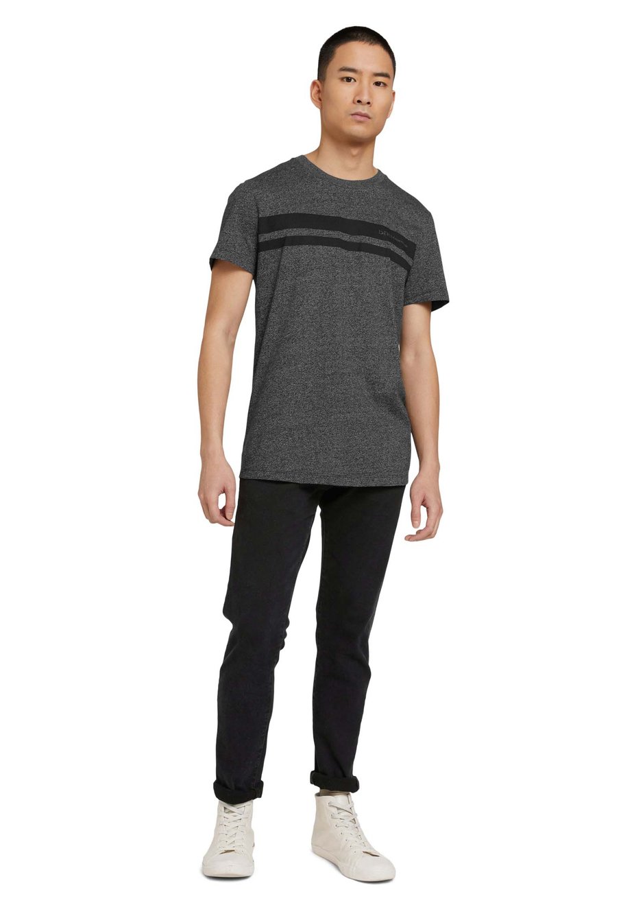 Футболка с принтом 2 PACK TOM TAILOR, серый деним
Футболка с принтом 2 PACK TOM TAILOR, серый деним