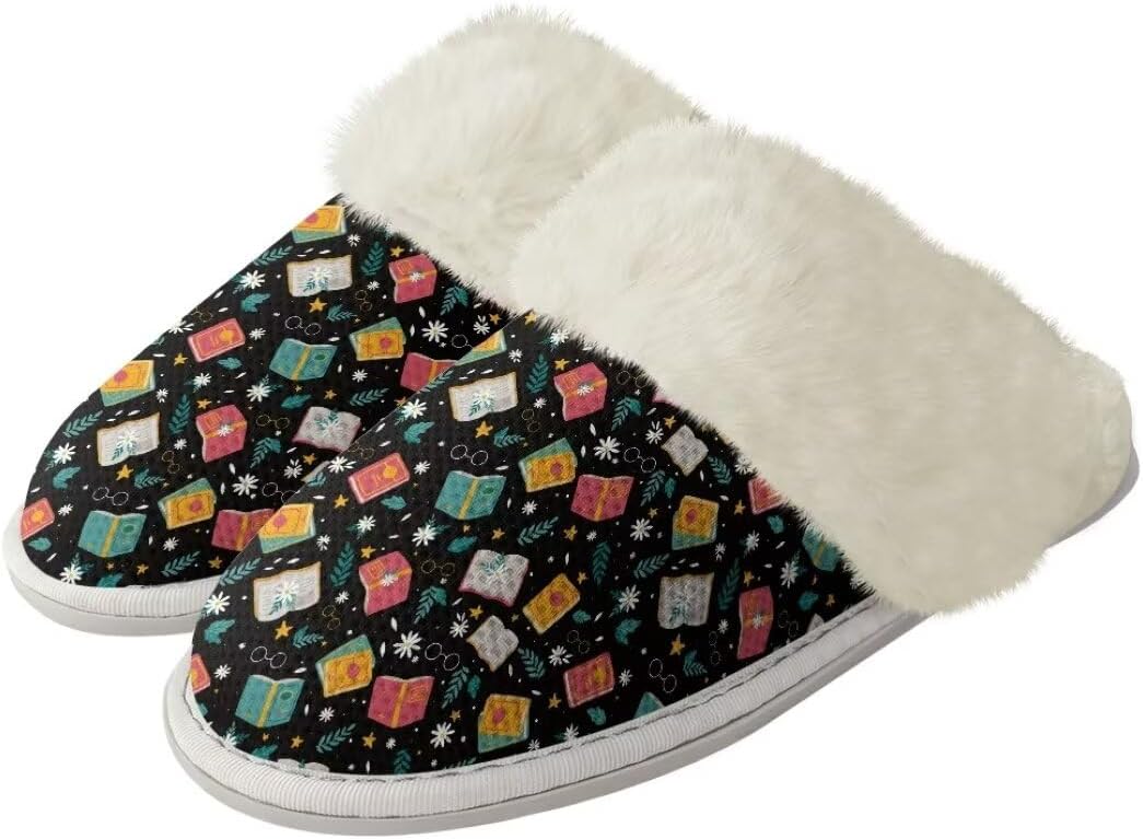 Женские пушистые тапочки xixirimido с искусственным мехом, мужские противоскользящие домашние тапочки для дома и улицы, Books
Женские пушистые тапочки xixirimido с искусственным мехом, мужские противоскользящие домашние тапочки для дома и улицы, Books