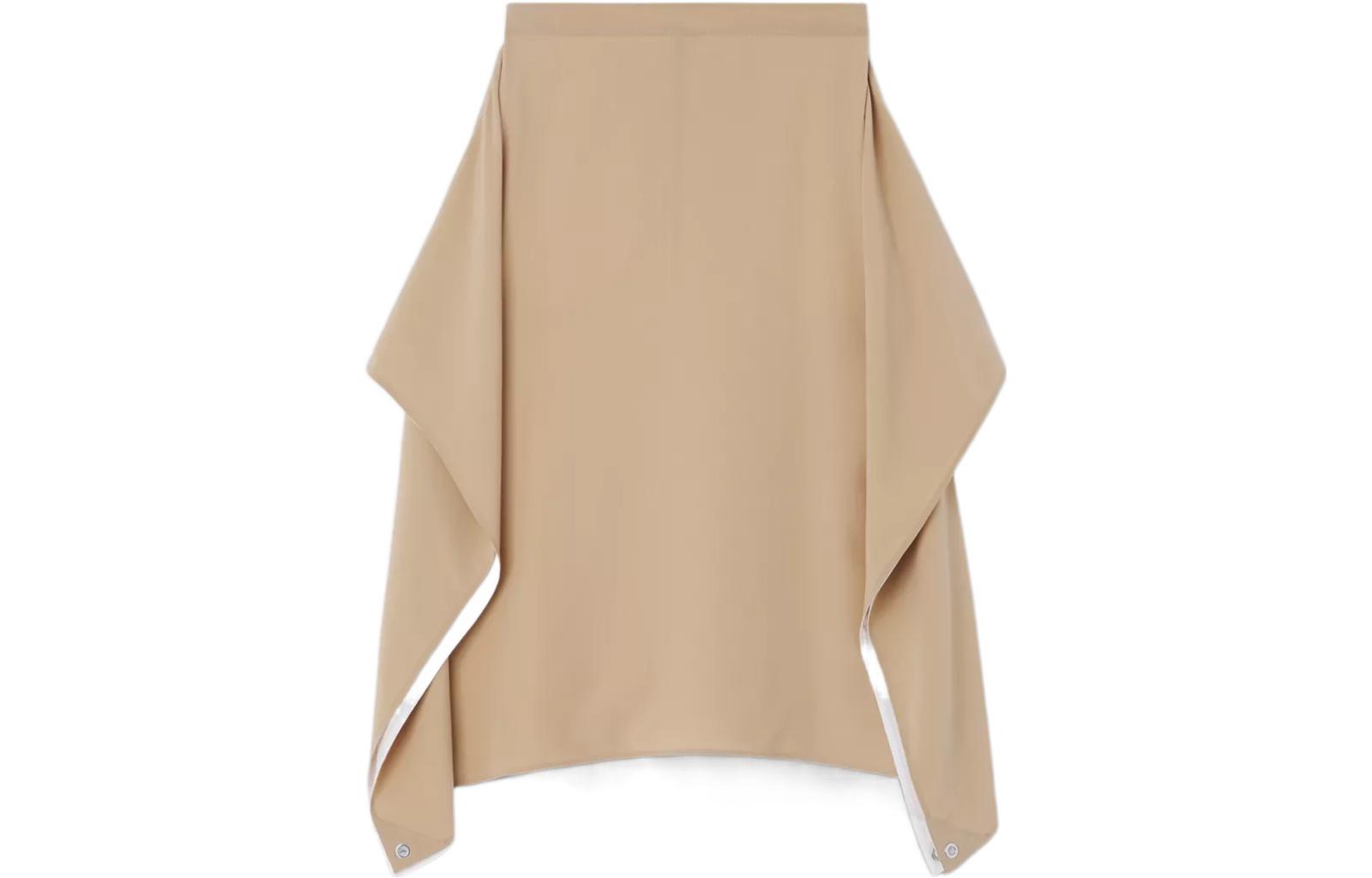 Повседневная длинная юбка женская мягкого желто-коричневого цвета Burberry, нежного рыжевато-коричневого оттенка 
Повседневная длинная юбка женская мягкого желто-коричневого цвета Burberry, нежного рыжевато-коричневого оттенка