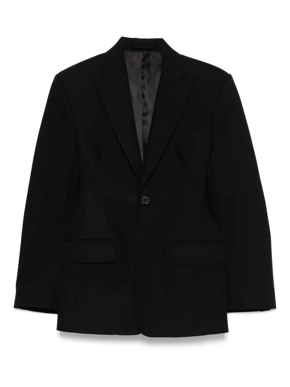 Однобортный пиджак WARDROBE.NYC, черный
Однобортный пиджак WARDROBE.NYC, черный