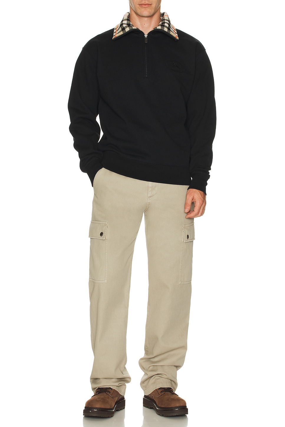 Объемный воротник водолазка с молнией на четверть Burberry, Black
Объемный воротник водолазка с молнией на четверть Burberry, Black