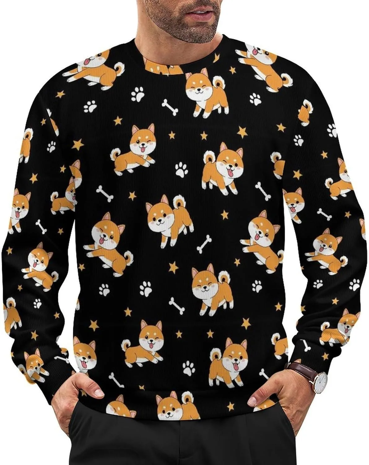 Мужской легкий свитер с длинным рукавом LITPUZC
Мужской легкий свитер с длинным рукавом LITPUZC