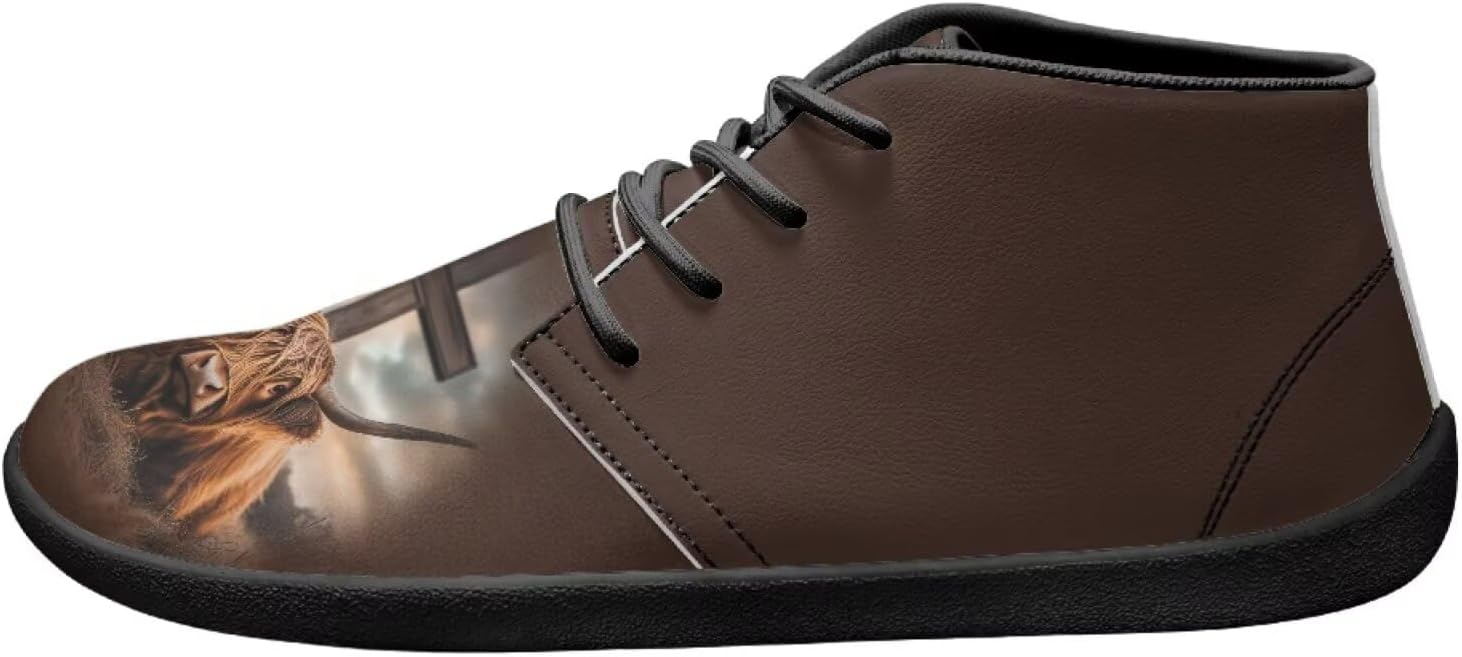 Мужские кроссовки с широкой носочной частью, с животным принтом, стильные, с противоскользящей подошвой и нулевым перепадом, для ходьбы и бега Xixirimido, Cow Cross
Мужские кроссовки с широкой носочной частью, с животным принтом, стильные, с противоскользящей подошвой и нулевым перепадом, для ходьбы и бега Xixirimido, Cow Cross