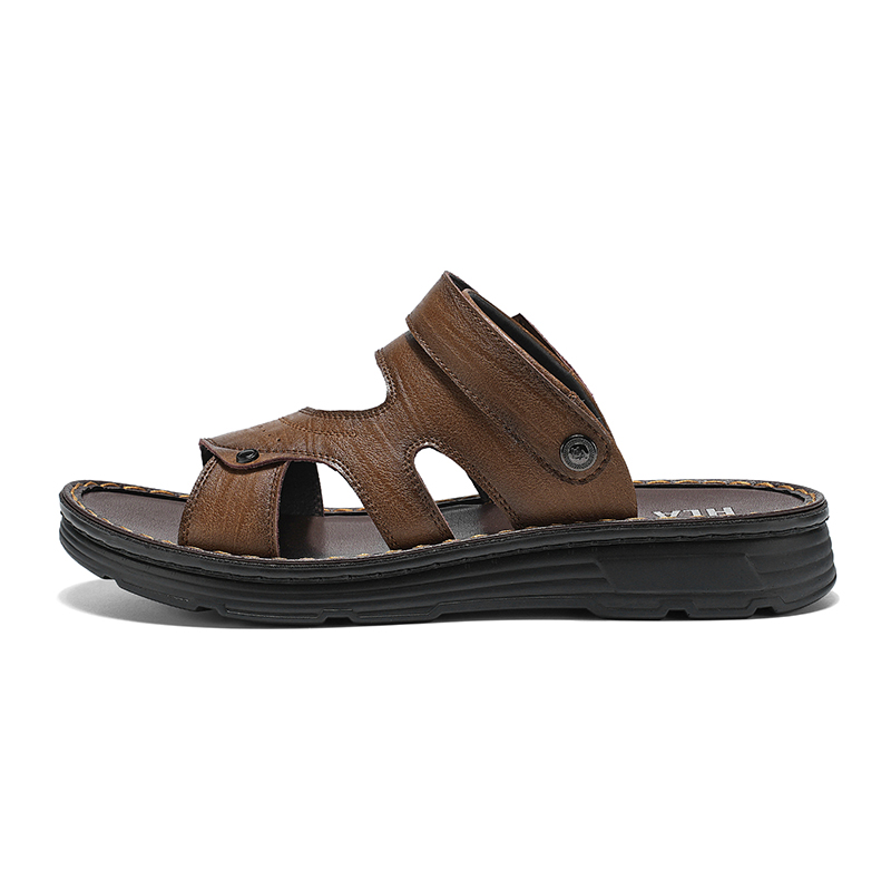 HLA Пляжные сандалии мужские черно-коричневые, цвет Brown
HLA Пляжные сандалии мужские черно-коричневые, цвет Brown