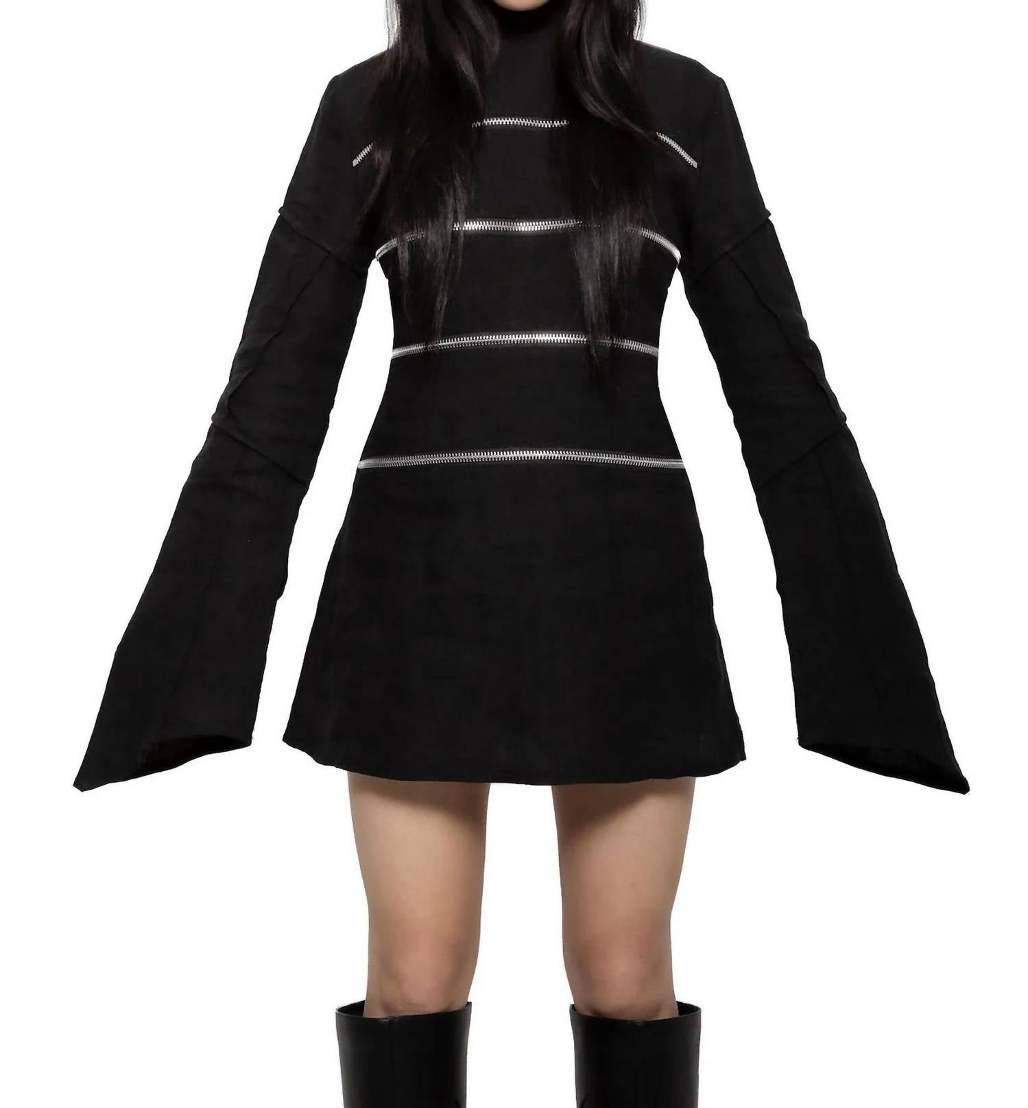 Платье Sgt. Zipper черного цвета FAN ALL FLAMES
Платье Sgt. Zipper черного цвета FAN ALL FLAMES