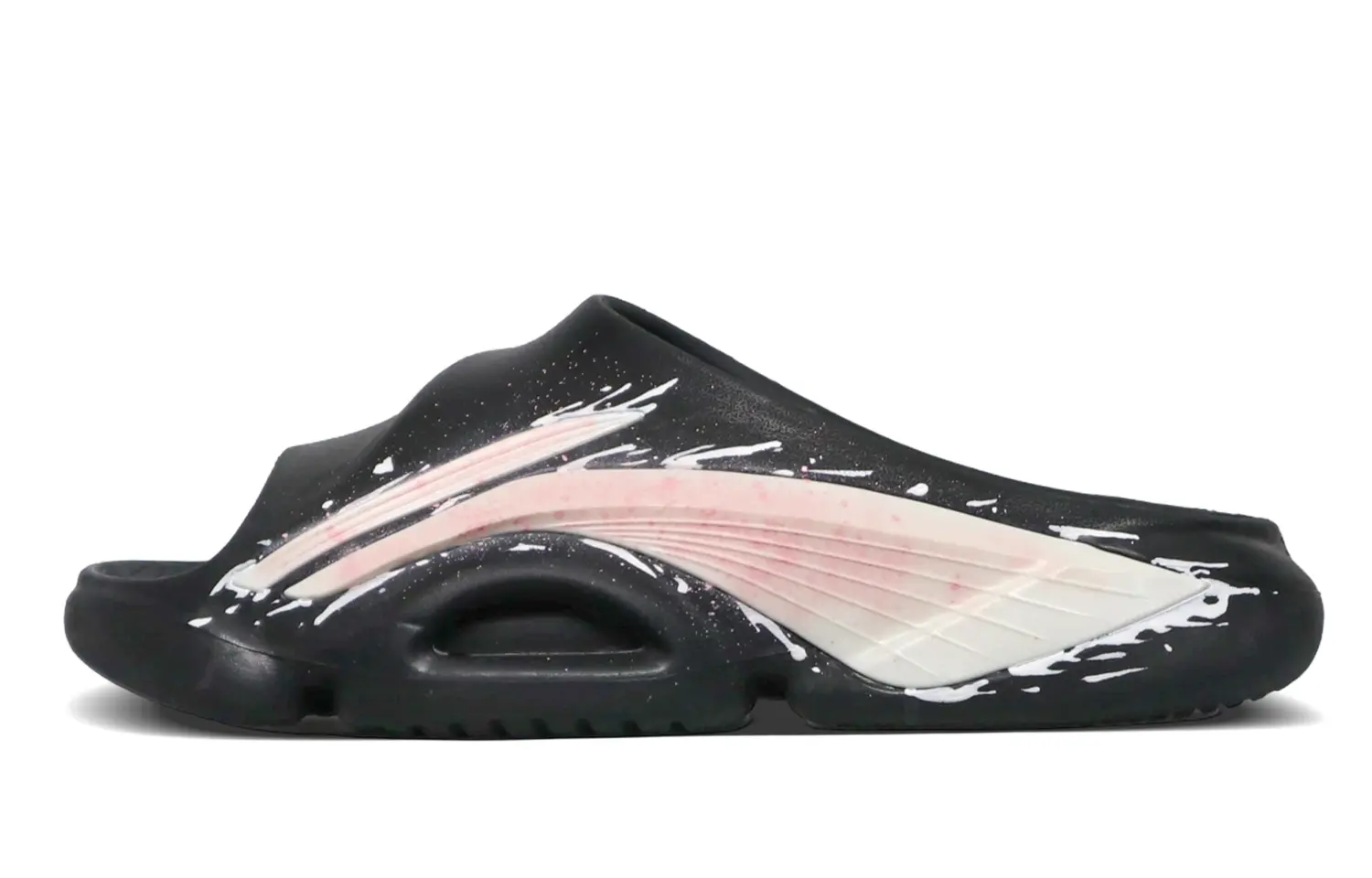 LINING Тапочки-слайды BADFIVE Slide, устойчивые к истиранию и запаху, мужские, черно-розовые
LINING Тапочки-слайды BADFIVE Slide, устойчивые к истиранию и запаху, мужские, черно-розовые