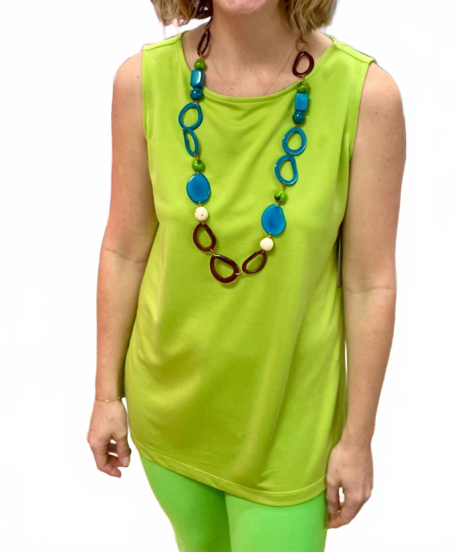 Базовый охлаждающий топ киви Multiples, Kiwi 
Базовый охлаждающий топ киви Multiples, Kiwi