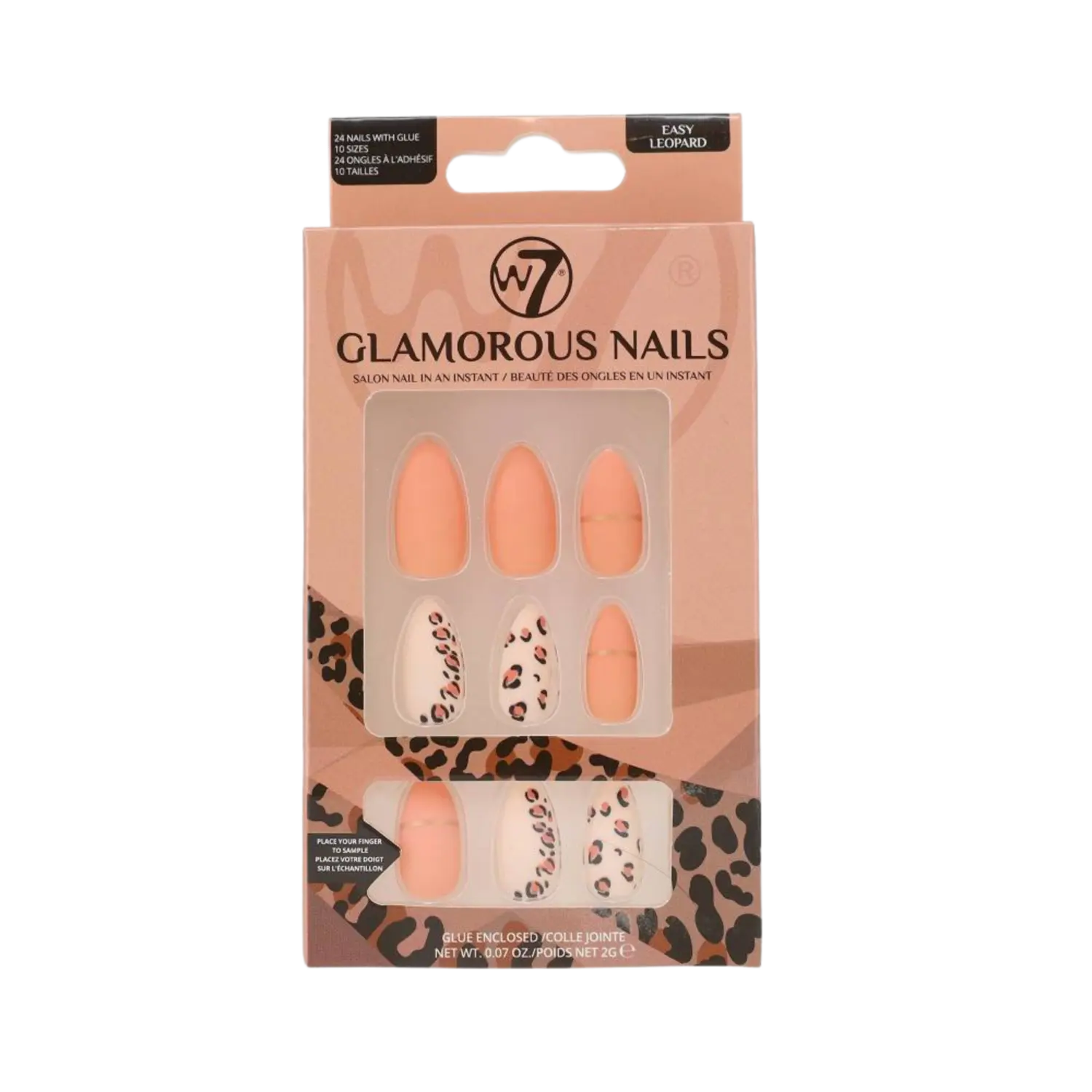 W7 Glamorous Nails накладные ногти Easy Leopard, 24 шт/уп
W7 Glamorous Nails накладные ногти Easy Leopard, 24 шт/уп