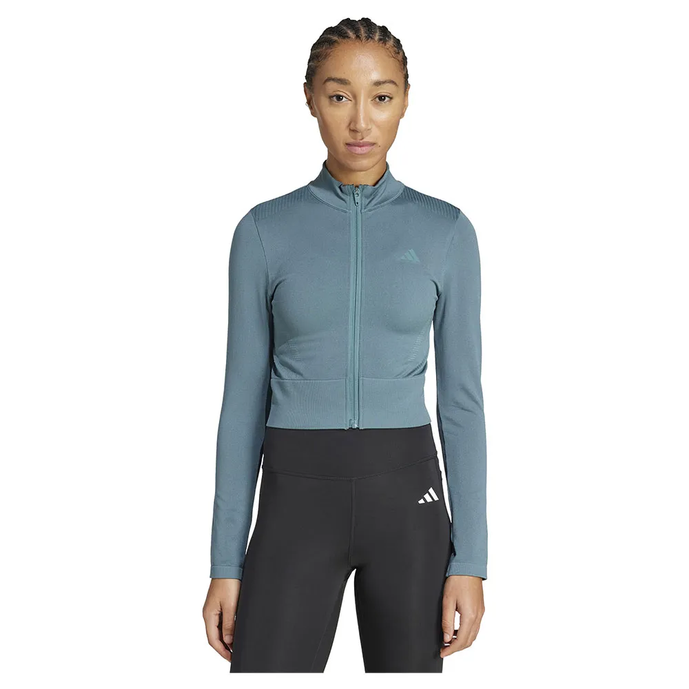 Толстовка adidas Workout Essentials Knit full zip, белый
Толстовка adidas Workout Essentials Knit full zip, белый