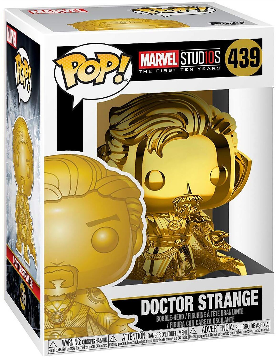 Фигурка Funko Pop! Marvel: Studios 10 - Doctor Strange (Chrome) Toy
Фигурка Funko Pop! Marvel: Studios 10 - Doctor Strange (Chrome) Toy