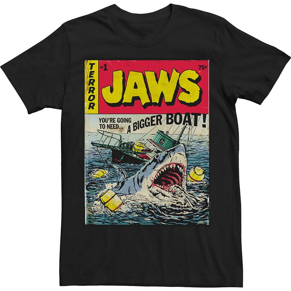 Винтажная футболка с комиксами Big & Tall Jaws Pulp Attack Licensed Character, черный
Винтажная футболка с комиксами Big & Tall Jaws Pulp Attack Licensed Character, черный