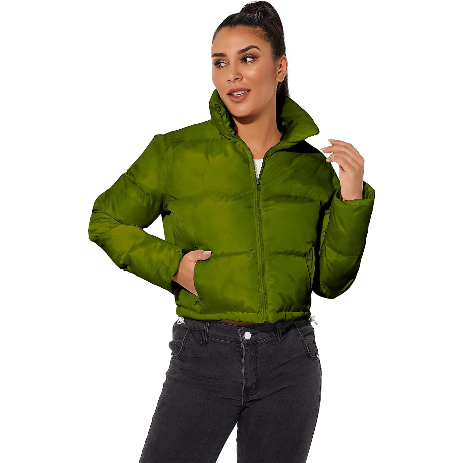 Пуховик Hujoin Cropped Fashion, зеленый
Пуховик Hujoin Cropped Fashion, зеленый