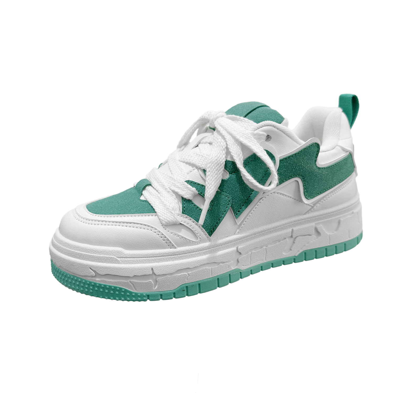 Happy Fish Низкие скейтерские кроссовки мужские зеленые, цвет Green 
Happy Fish Низкие скейтерские кроссовки мужские зеленые, цвет Green