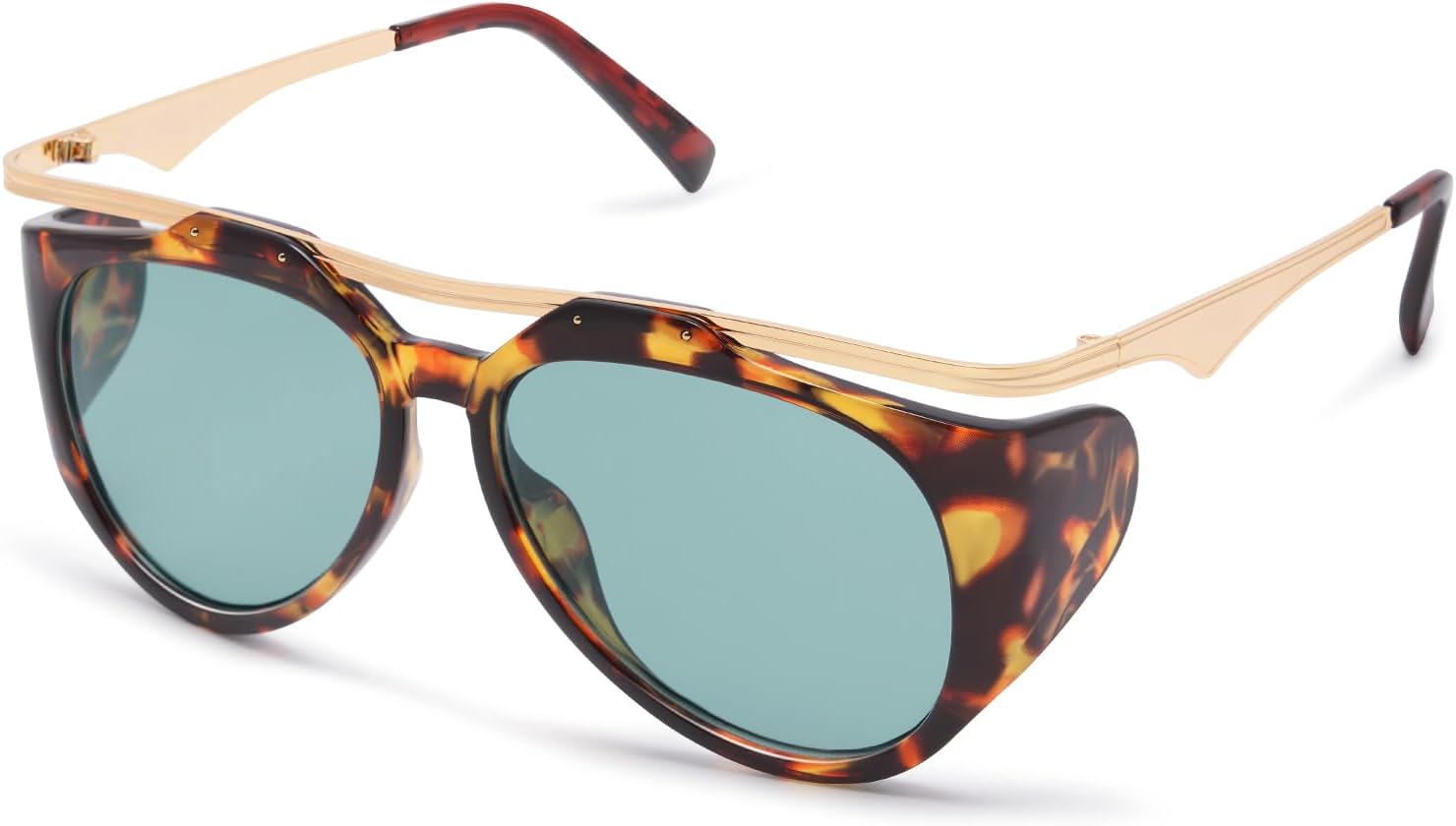 Ретро-солнцезащитные очки-авиаторы квадратной формы для женщин и мужчин, модные очки большого размера, винтажная оправа неправильной формы GM9604 GIGIMOTTE, Gold Frame / Light Grey-green Lens
Ретро-солнцезащитные очки-авиаторы квадратной формы для женщин и мужчин, модные очки большого размера, винтажная оправа неправильной формы GM9604 GIGIMOTTE, Gold Frame / Light Grey-green Lens