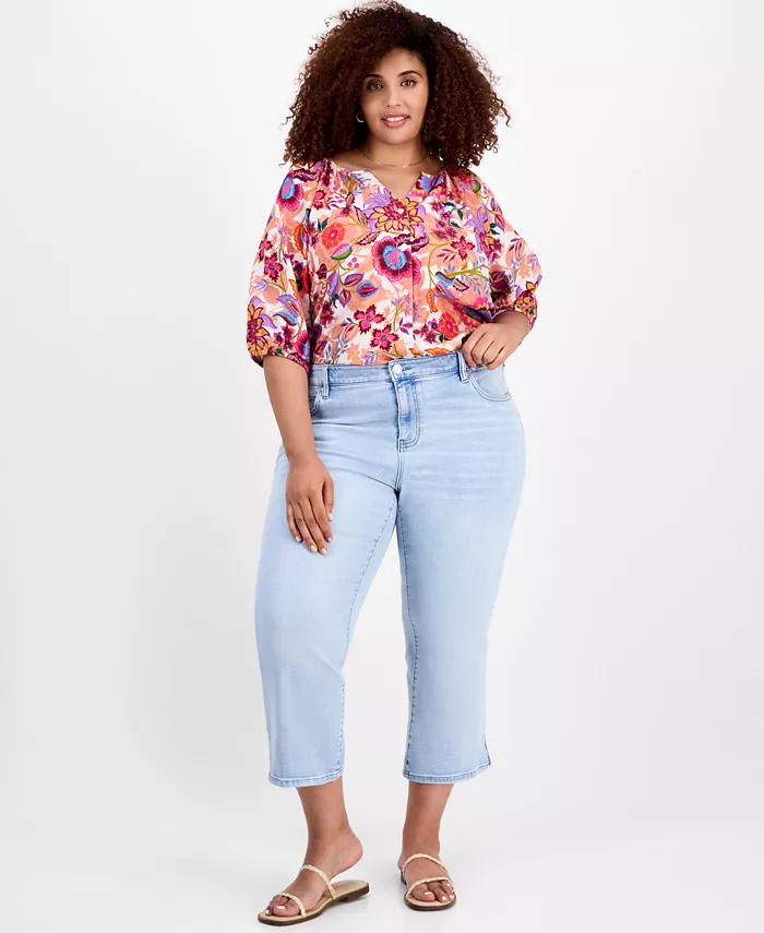 Модные джинсы Kick Flare с разрезами по низу больших размеров Liverpool Los Angeles, синий
Модные джинсы Kick Flare с разрезами по низу больших размеров Liverpool Los Angeles, синий