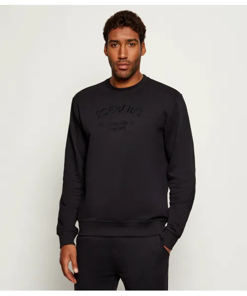 Толстовка Regular fit Iceberg, черный 
Толстовка Regular fit Iceberg, черный