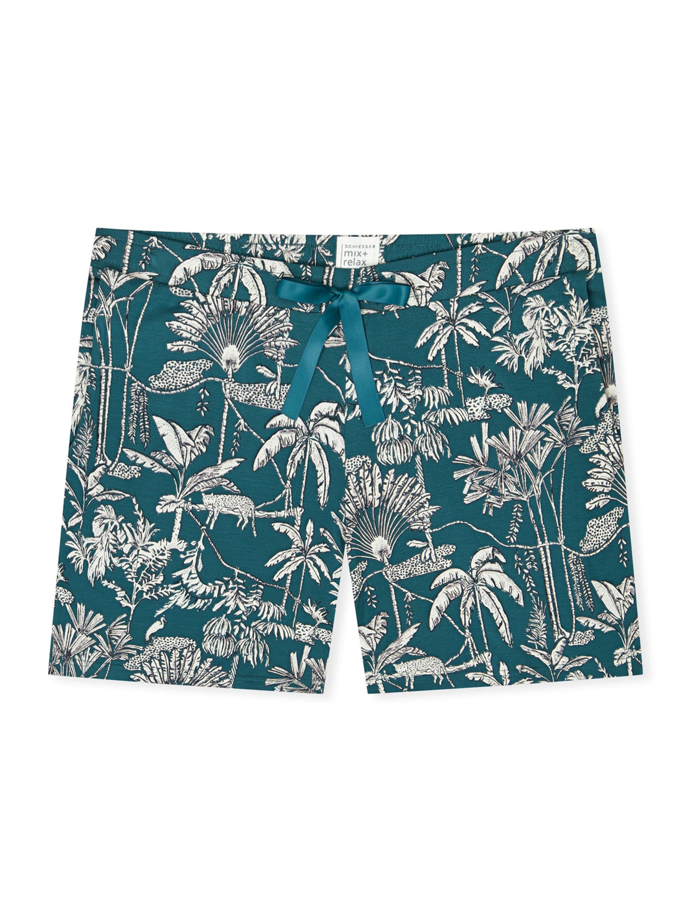 SCHIESSER Пижамные штаны 'Mix Relax' в зеленом цвете
SCHIESSER Пижамные штаны 'Mix Relax' в зеленом цвете