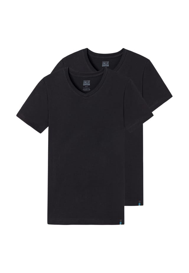 Майка / рубашка с коротким рукавом 2 шт. в упаковке долговечный хлопок Schiesser, черный
Майка / рубашка с коротким рукавом 2 шт. в упаковке долговечный хлопок Schiesser, черный