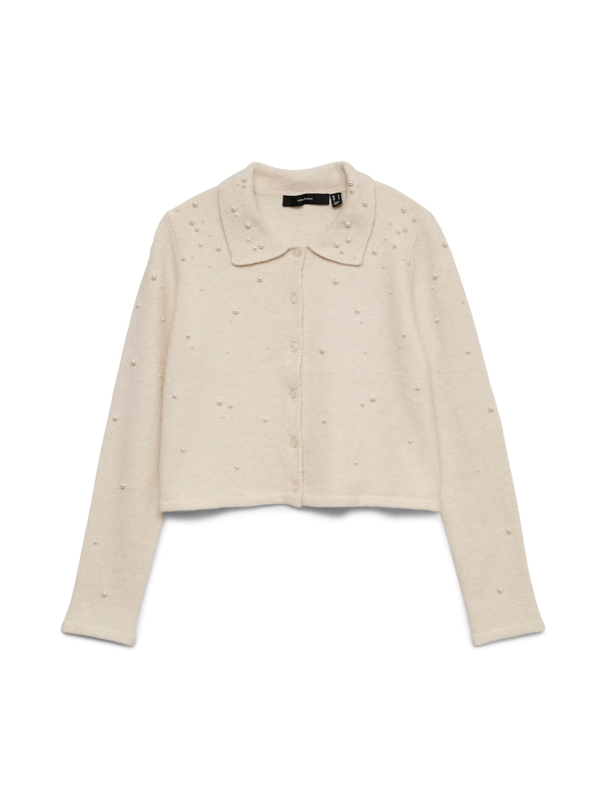 VERO MODA Кардиган 'VMPALERMO' вязаный, кремовый
VERO MODA Кардиган 'VMPALERMO' вязаный, кремовый