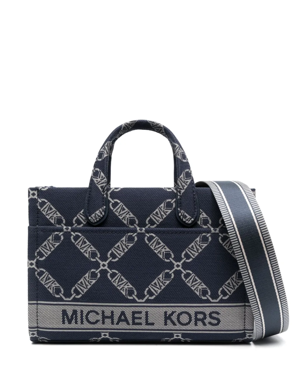 Сумка-тоут Gigi Empire с жаккардовым логотипом Michael Michael Kors, синий
Сумка-тоут Gigi Empire с жаккардовым логотипом Michael Michael Kors, синий