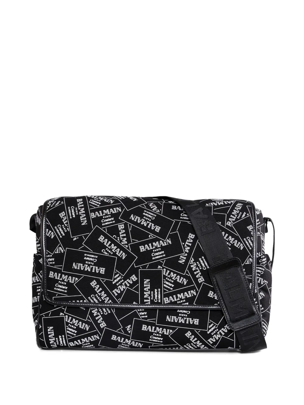 Пеленальная сумка с логотипом Balmain Kids, черный
Пеленальная сумка с логотипом Balmain Kids, черный