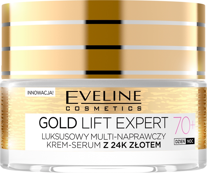 Укрепляющий крем Gold Lift Expert с золотом Eveline Cosmetics, 70+ 50 мл
Укрепляющий крем Gold Lift Expert с золотом Eveline Cosmetics, 70+ 50 мл