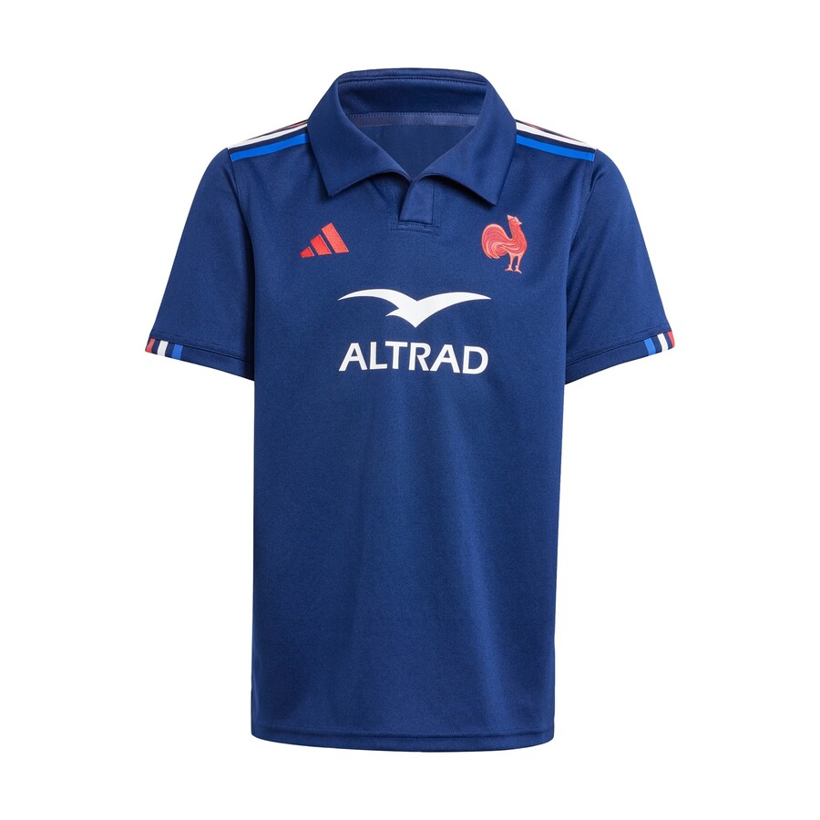 Спортивный топ ADIDAS PERFORMANCE Performance Shirt France Rugby Home, темно-синий 
Спортивный топ ADIDAS PERFORMANCE Performance Shirt France Rugby Home, темно-синий