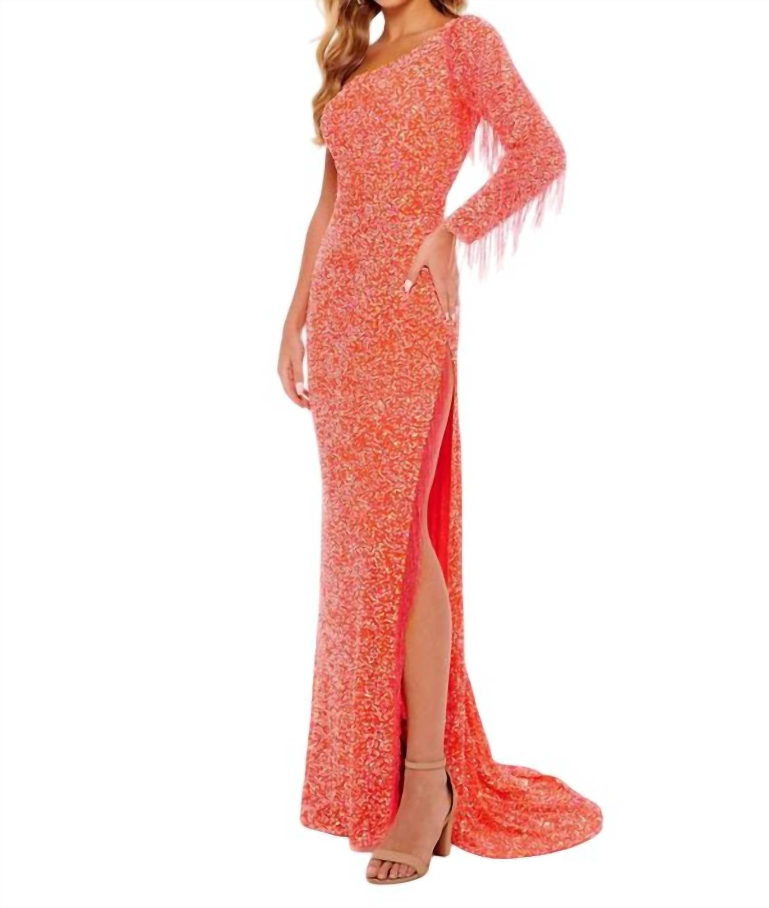 Длинное платье макси кораллового цвета RACHEL ALLAN
Длинное платье макси кораллового цвета RACHEL ALLAN