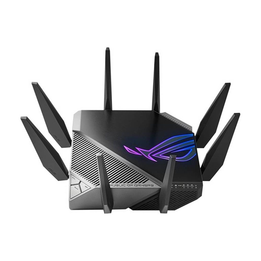 Wi-Fi роутер ASUS ROG Rapture GT-AXE11000, черный
Wi-Fi роутер ASUS ROG Rapture GT-AXE11000, черный