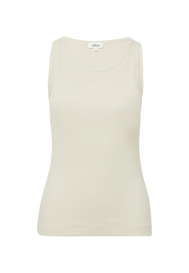 Топ с круглым вырезом S.Oliver, белый
Топ с круглым вырезом S.Oliver, белый